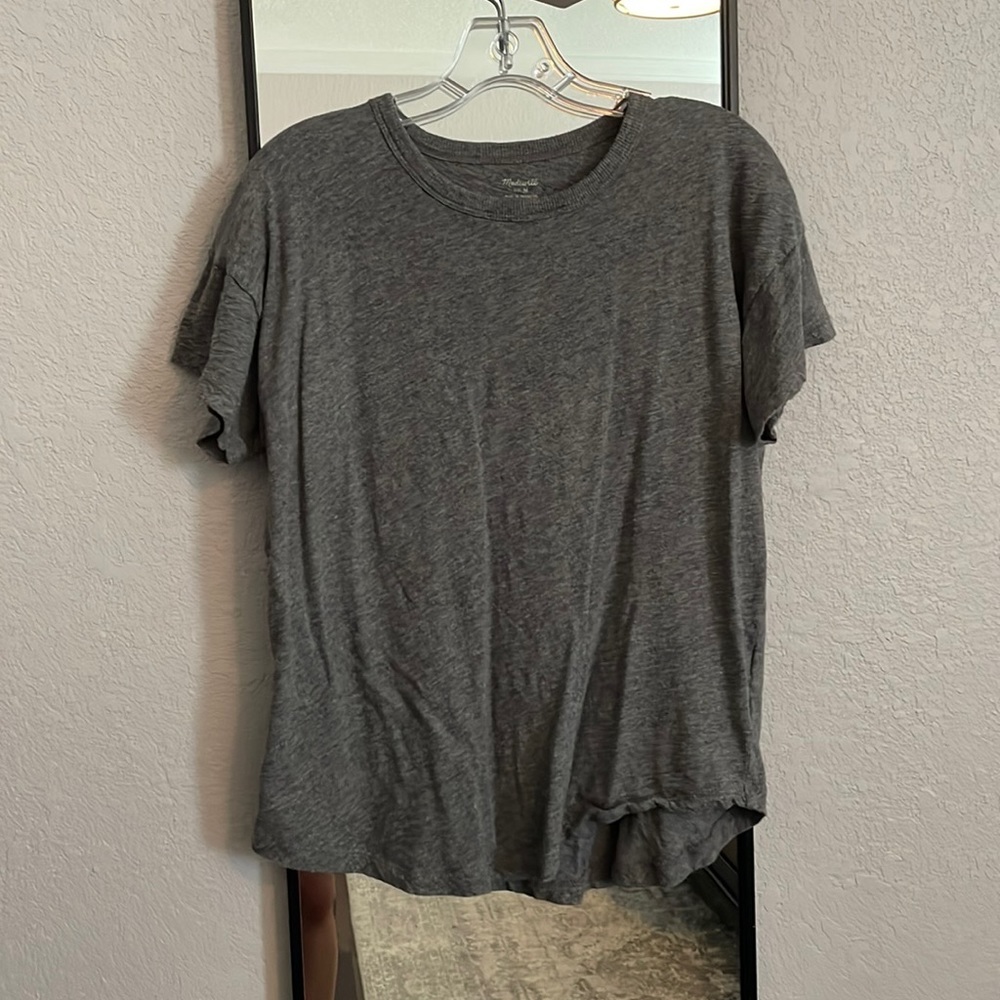 Madewell basic tee grey